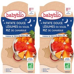 Patate Douce Légumes DU Soleil RIZ DE Camargue dès 8 mois