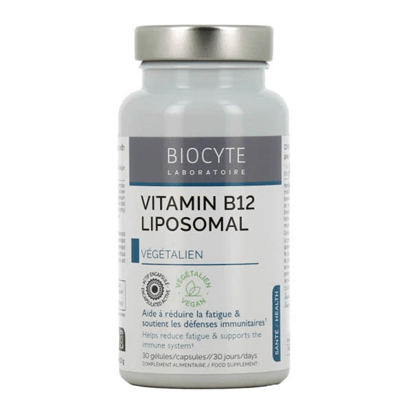 Vitamine B12 Liposomal 500 µg Fatigue, Système Immunitaire 30 Gélules