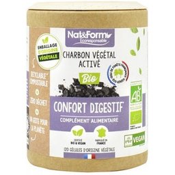 Charbon Végétal Bio 120 Gélules