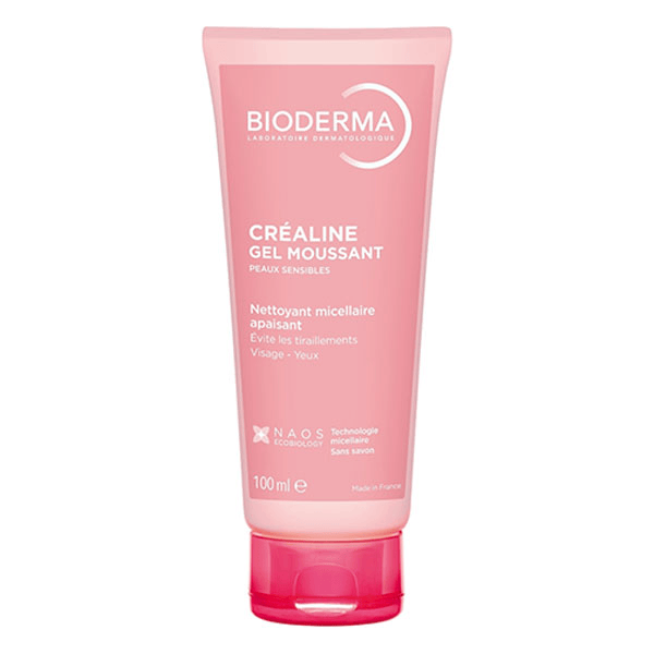 Créaline Gel Moussant Nettoyant Apaisant Peaux Sensibles 100ml