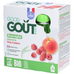 Brassé Végétal Riz Pêche Framboise