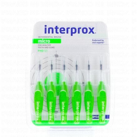 Brossettes interdentaires interproximal micro 0.9 mm