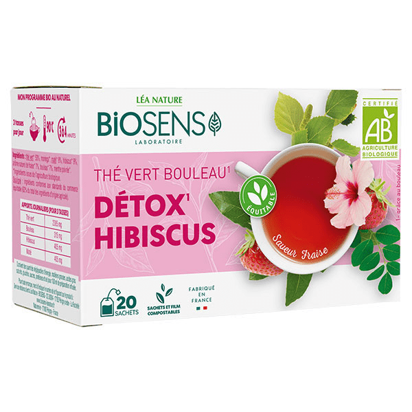 Thé Vert Bouleau Détox Hibiscus Bio 30g