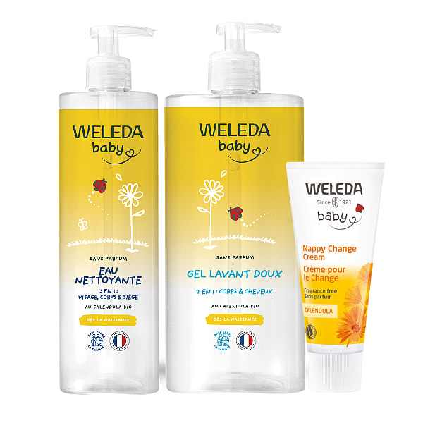 Routine Bébé sans parfum - Weleda