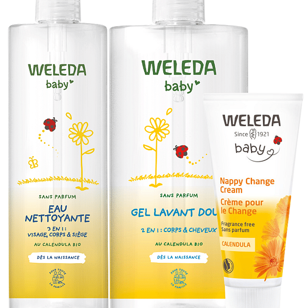 Routine Bébé sans parfum - Weleda
