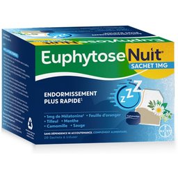 EuphytoseNuit® Sommeil Mélatonine et Feuille d'Oranger