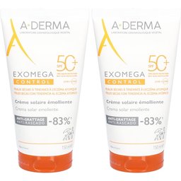 A Derma Exomega Crème Solaire Emolliente Spf50+