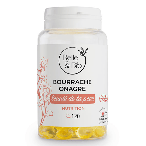 Bourrache et Onagre Bio 120 capsules