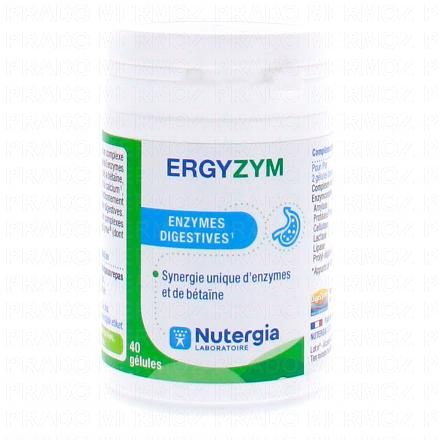 Ergyzym enzymes digestives 40 gélules