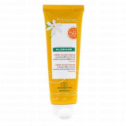 Monoï - Crème solaire sublime visage SPF50 tube 50ml