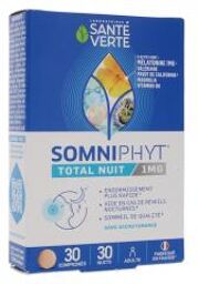 Santé Verte Somniphyt Total Nuit 1 mg Cps 30U - Boîte 30 Comprimés