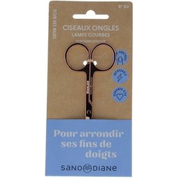 Ciseaux à Ongles 80 Courbe Rose 1ut