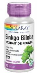 Ginkgo Biloba Standardisé - 60 mg - 60 Caps. Vég. - Pot 60 capsules