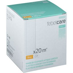 Febelcare® Haft Bande de fixation élastique cohésive 10 cm x 20 m