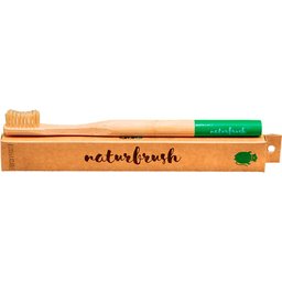 Brosse à dents Natur Brosse à dents adulte Bambou Vert Bambou