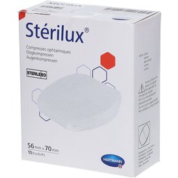 Hartmann Stérilux® ES Compresses Ophtalmiques Ovales 56 mm x 70 mm