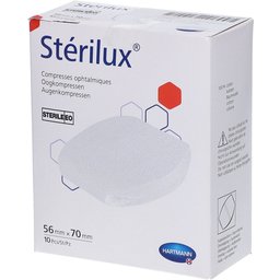 Stérilux® ES Compresses Ophtalmiques Ovales 56 mm x 70 mm