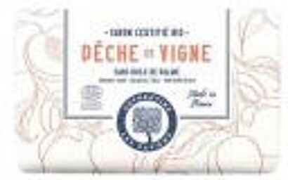 Savon Solide Certifié Bio Pêche de Vigne 100 g - Pain 100 g