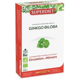 Ginkgo Biloba Circulation Et Mémoire Bio 20 Ampoules