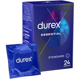 Préservatifs Essential - 24 Préservatifs Extra Lubrifiés - Confort et Sécurité