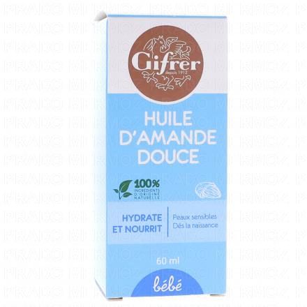 Huile d'amande douce 60ml