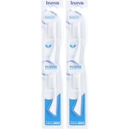Inava Sensibilité Têtes de brosse à dents électrique de rechange - Blanc