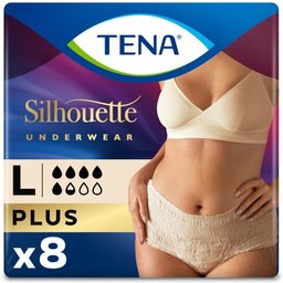 Silhouette Crème Cintura Alta Talla L 8uds