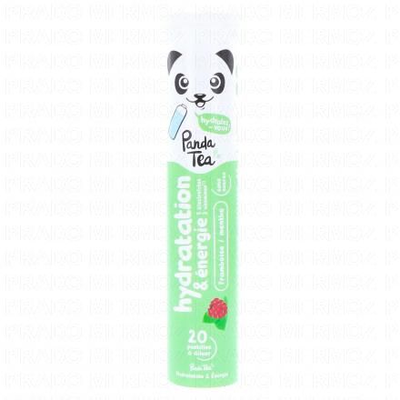 PANDA TEA Pastilles Hydratation & Énergie x20 framboise/menthe