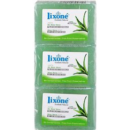 Lixoné Aloe Vera Dry Skin Soap 3x125g