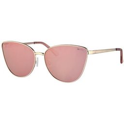 Metal Cat Lunettes Soleil Gold Pink Mirror 1ut