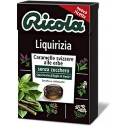 Swiss Regaliz Caramelo Hierbas Sin Azúcar Bio 50g