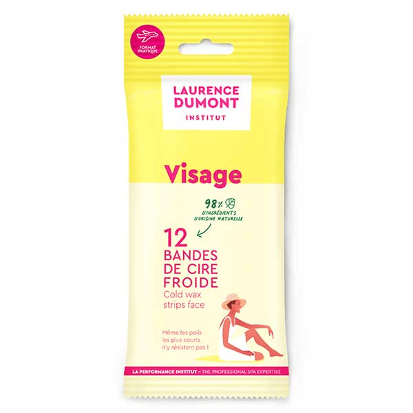 Institut Bandes de Cire Froide Visage x12