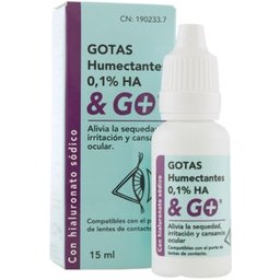 Pharma&ampGo Gouttes hydratantes 0,1%Ha 15ml