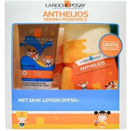 La Roche-Posay Anthelios Dermo-Pediatrics Loción Wet Skin SPF50+ 200ml + Poncho