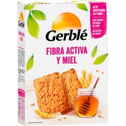 Gerble Biscuits Fibres Actives Miel Bio 400g