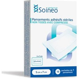 Pansement Adhésif Stérile 5x7cm 5uts