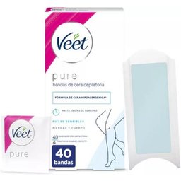 Bandes de cire dépilatoire Corps et Jambes 40uts