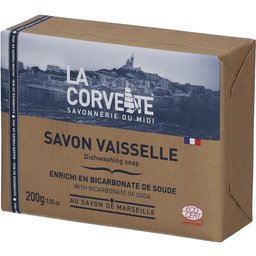 LA Corvette Savon vaisselle au Savon de Marseille enrichi en bicarbonate de soude