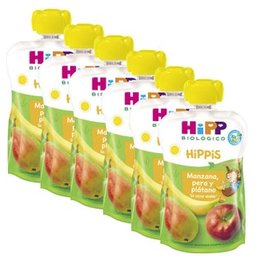 Pouches Pomme Poire Banane Bio 6x100g