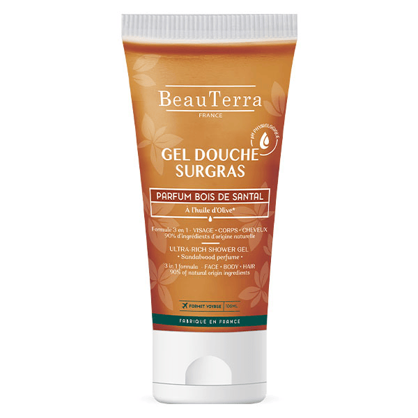 Gel douche surgras Parfum Bois de Santal - 100ml