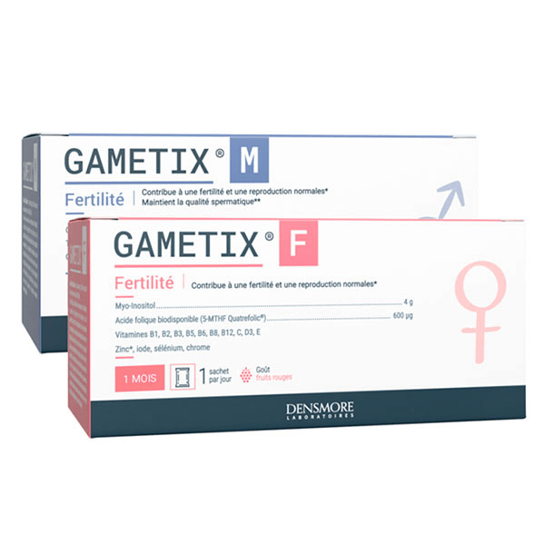 Gametix F + Gametix M : Optimise la conception du couple (Lot 2x1mois)