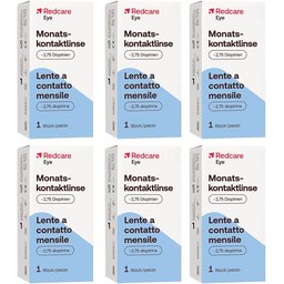 Redcare Eye Lentille de contact mensuelle -2.75 dioptries