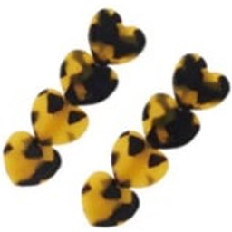 Coeurs Nro 04 Barrette Cheveux 2 Unités