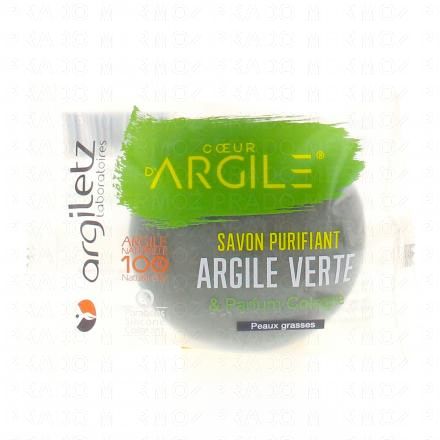 Argile Verte - Cœur d'argile Savon purifiant argile verte 100g