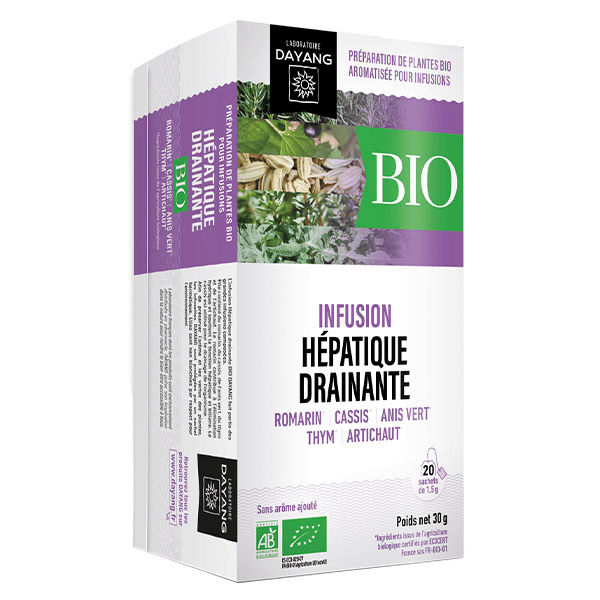 Infusion Bio Hépatique Drainante 20 sachets