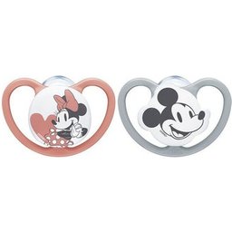Space Mickey Minnie Sucette 0-6M 2 Unités