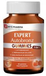 Forté Pharma Expert Autobronz 3en1 60 Gummies - Pot 60 gommes