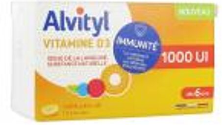 Vitamine D3 1000 UI 60 Capsules - Boîte 60 capsules