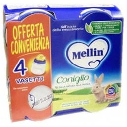 Mellin-Omo Lapin 4X80G