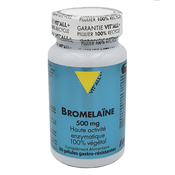 Bromelaine 500mg Haute activité enzymatique 100% végétal - 30 DRcaps